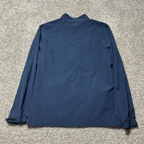 Travis Mathew Mens Medium Navy Full-Zip Lightweight Jacket Polyester Blend - Picture 6 of 10